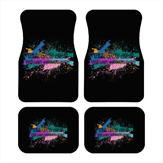 The Lost Commandment multi color Car Mats