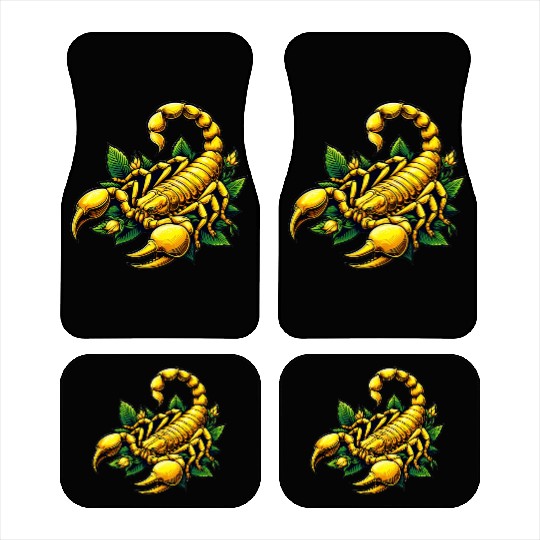 yellow scorpion Car Mats