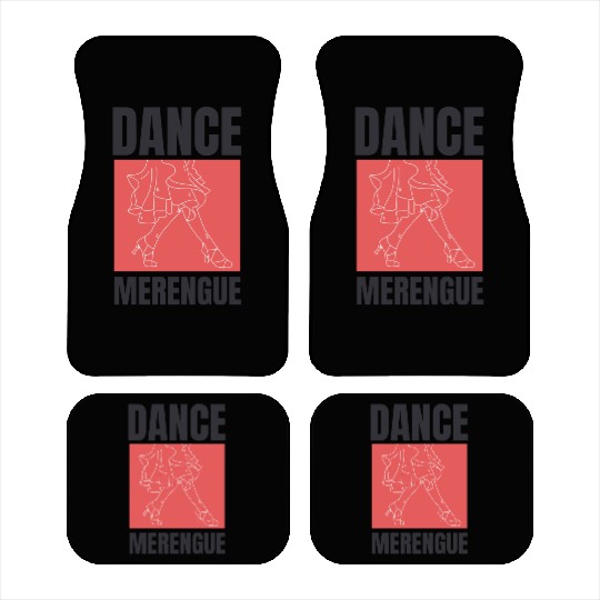 Dance Merengue, Latin music. Car Mats