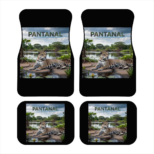 Pantanal Jaguar – Wild Beauty of Brazil Car Mats