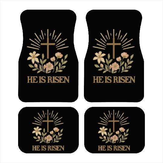 He is Risen Car Mats