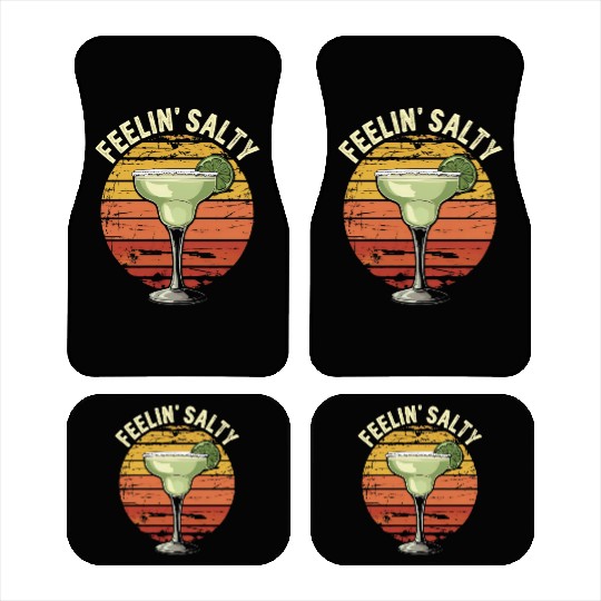 Feelin Salty Margarita-Car Mats Cinco Mayo