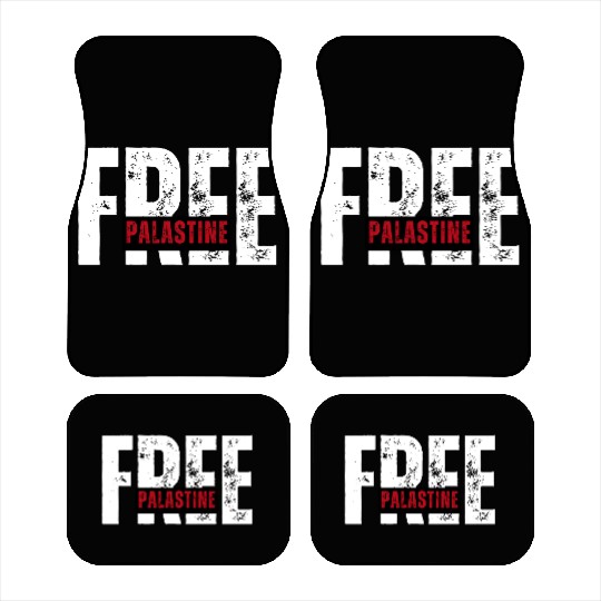 Free Palestine – Solidarity Statement Car Mats