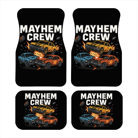 Mayhem crew derby Car Mats crash race design wreckfest