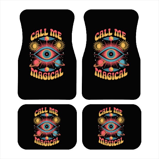 Esoteric Psychedelic. Call Me Magical Third Eye Car Mats
