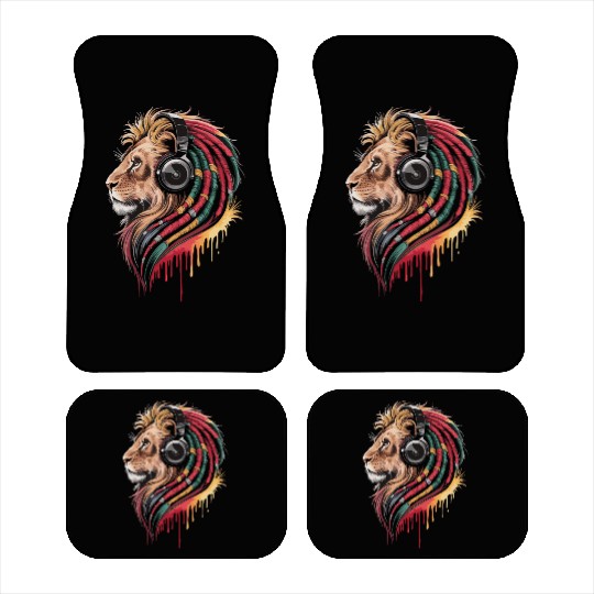 Reggae Lion Streetwear Design Car Mats