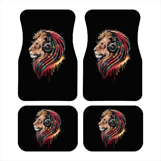 Reggae Lion Streetwear Design Car Mats
