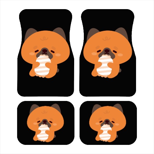 Sleepy German Shepherd Car Mats