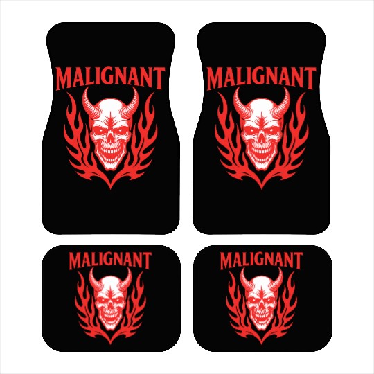 MALIGNANT Demon Skull Graphic Car Mats – Bold Darkwear