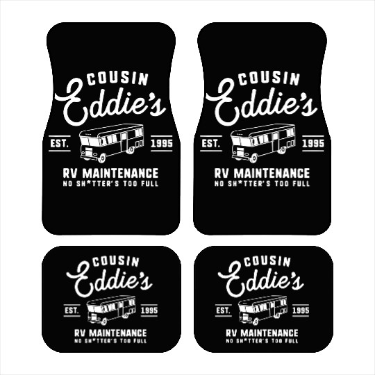 Cousin Eddie s RV Maintenance Funny Movie Car Mats