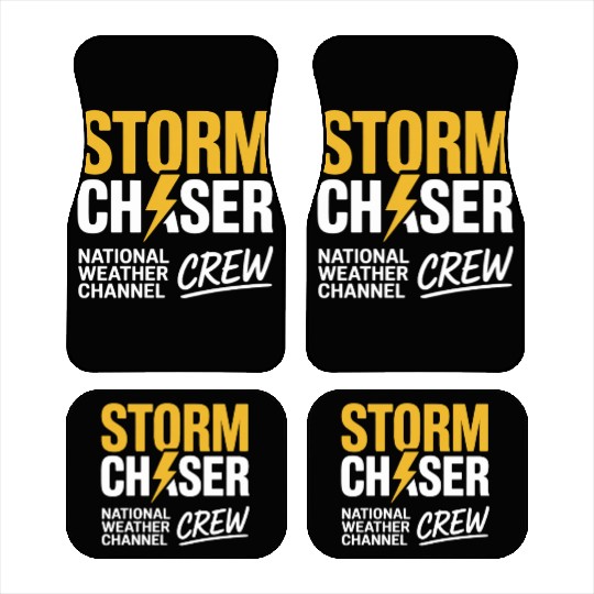 Storm Chaser Meteorology Storm Chasing Car Mats