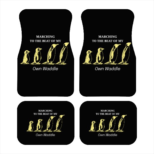 Funny Penguin Car Mats for Unique & Quirky