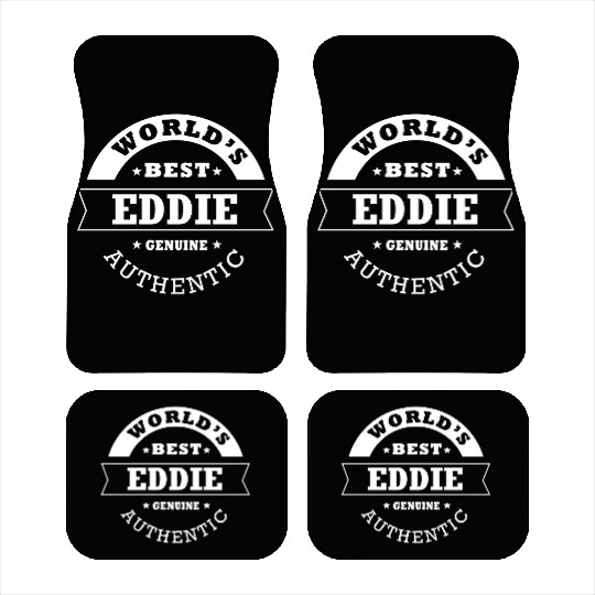 Eddie world s best funny name eddie Car Mats