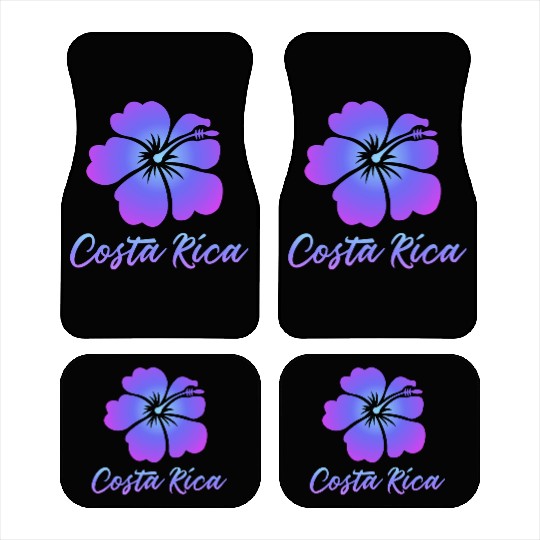Costa Rica Hibiscus Car Mats