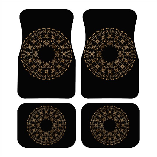 Celestial Flow Mandala Car Mats – Sacred Energy Design