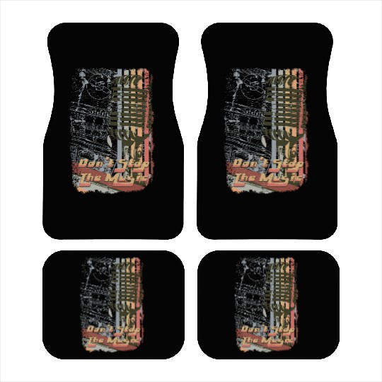 "DON’T STOP THE MUSIC" Graphic Merch Car Mats