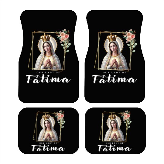 Our Lady of Fatima Mother Mary Saint Catholic Car Mats