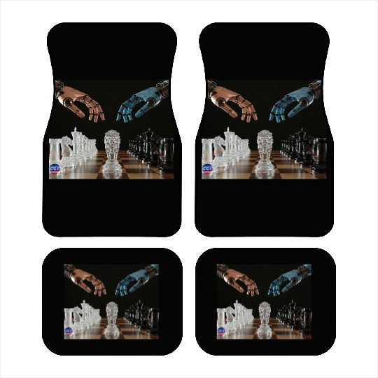 Crystal Robotic Chess Clash Car Mats