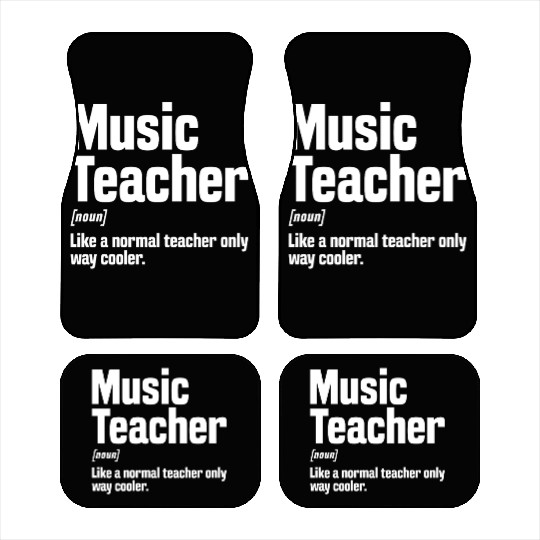 Music Teacher Definition Car Mats