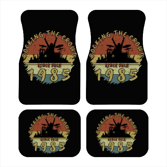 40th Birthday Rocking the crowd DRM 07/1985 Car Mats