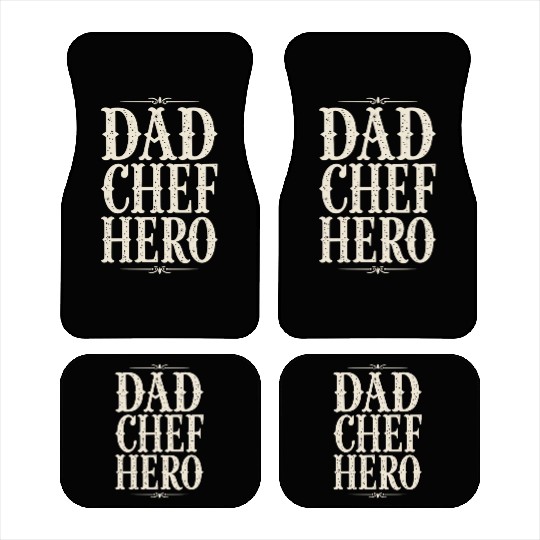 Dad Chef Hero Car Mats