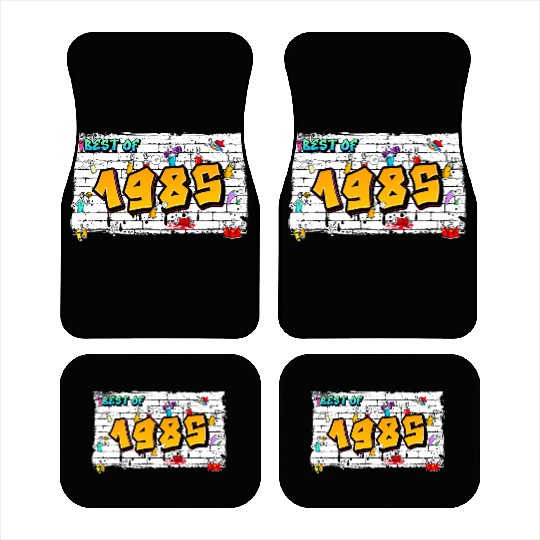 Best of 1985 Graffiti – 40 Years of Neon Nostalgia Car Mats