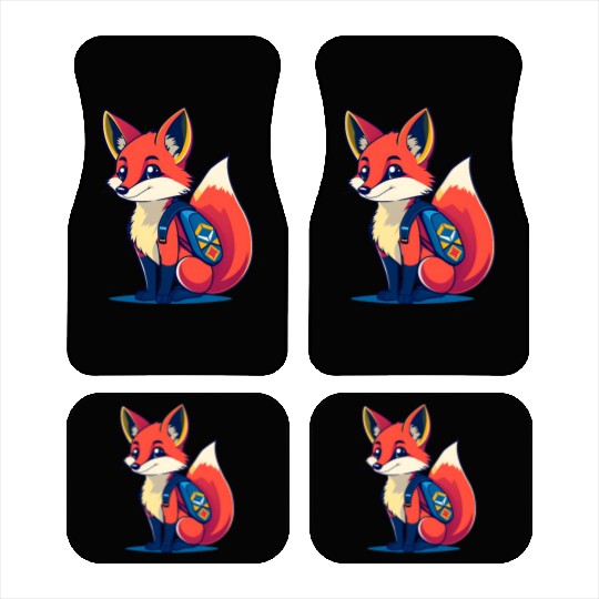 Adventure Fox Hiking Nature Wildlife Gift Car Mats