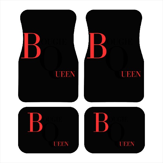 Bougie Queen Red&Black Car Mats