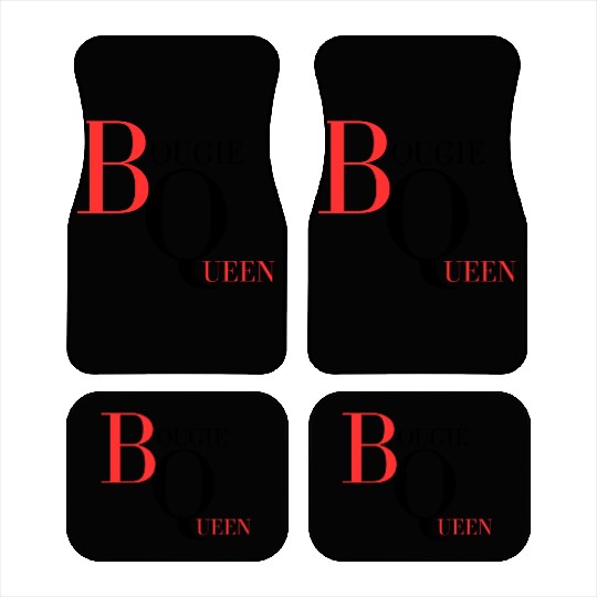 Bougie Queen Red&Black Car Mats