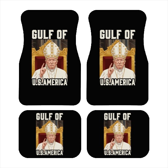 POPE TRUMP US America Car Mats