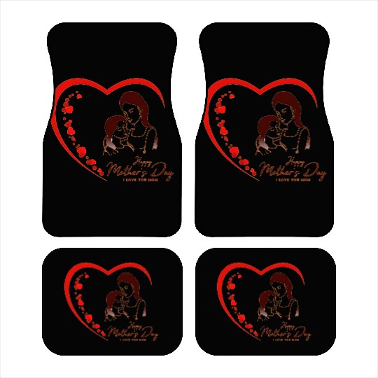 Mother & Daughter Love Heart Mother’s Day Car Mats