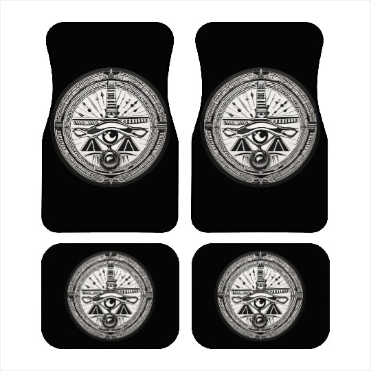 Mystic Eye Seal – Symbol of Vision and Power Car Mats
