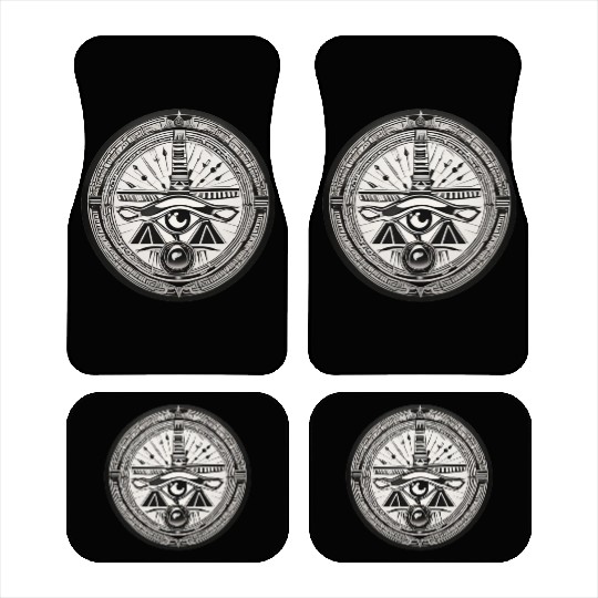 Mystic Eye Seal – Symbol of Vision and Power Car Mats