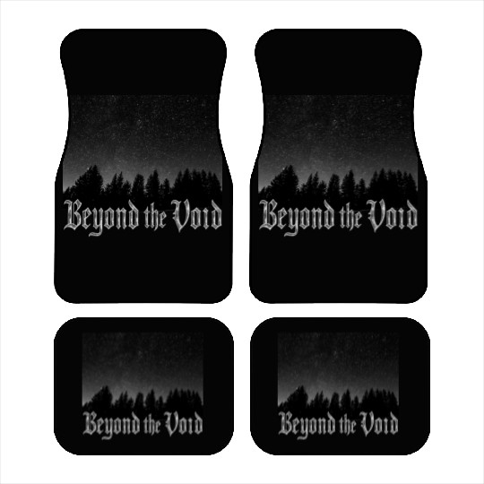 Starry Night Metal Black Car Mats