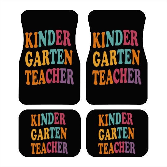 Proud Kindergarten Teacher – Fun and Heartfelt De Car Mats