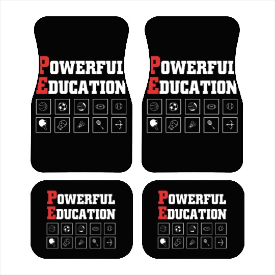 Physical Education Teacher PE Coach Car Mats