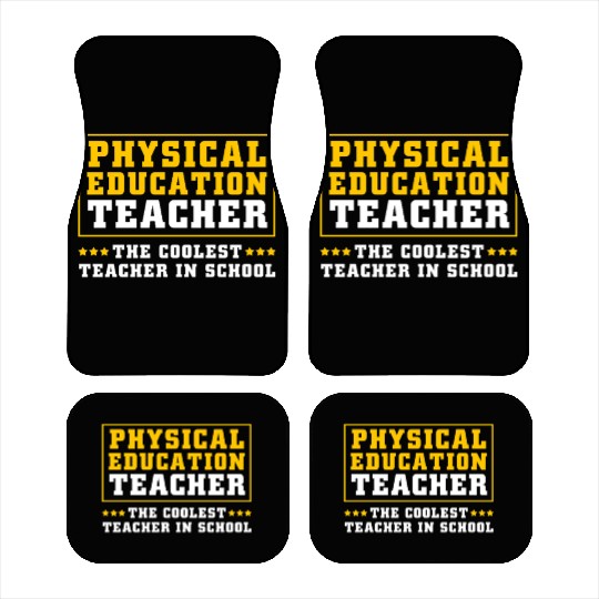 Physical Education Teacher Sports Coach Car Mats
