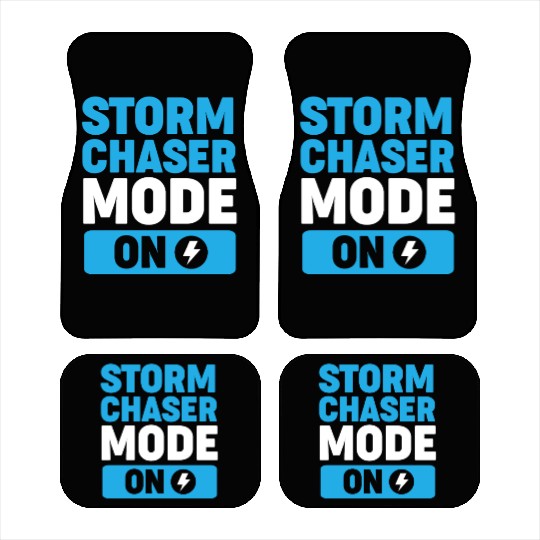 Storm Chaser Weather Forecast Car Mats