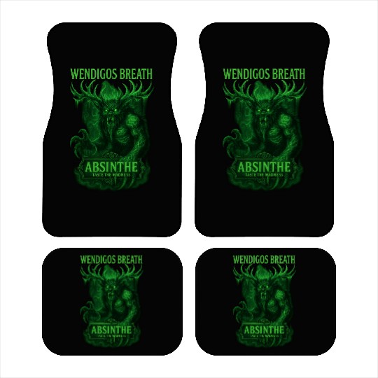 Wendigos Breath Absinthe Mock Liquor Car Mats