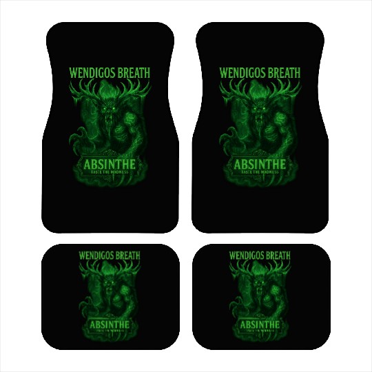 Wendigos Breath Absinthe Mock Liquor Car Mats