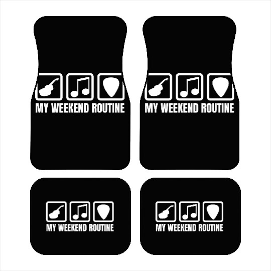 Guitar Player Weekend Car Mats