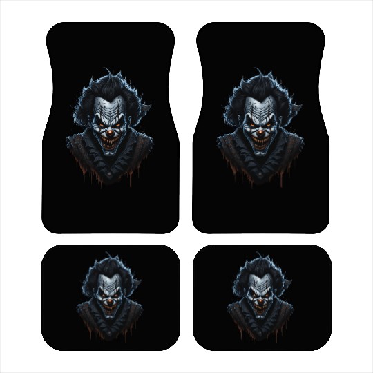 Vampire Skull Realistic Horror Art Car Mats