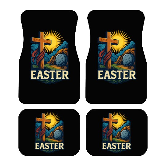Easter Resurrection Car Mats – Vintage Cross