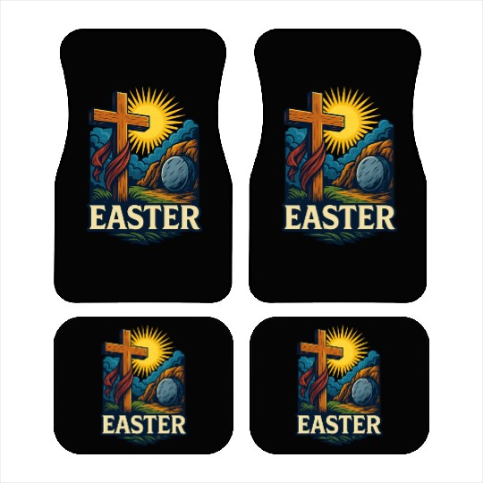 Easter Resurrection Car Mats – Vintage Cross