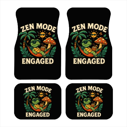 Zen Turtle Hammock Car Mats