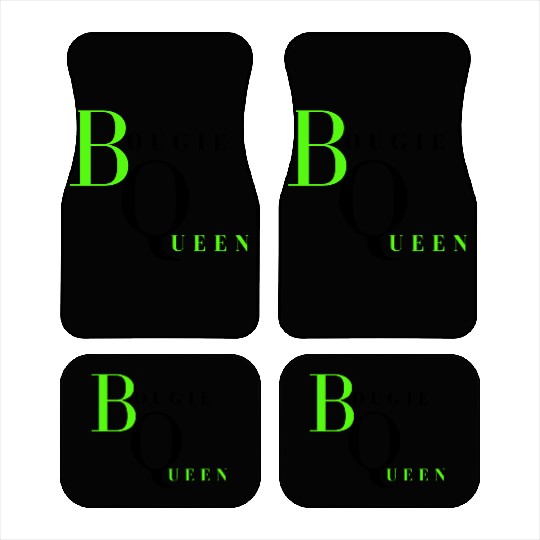Bougie Queen Lime&Black Car Mats
