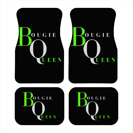 Bougie Queen Lime& Gray Car Mats