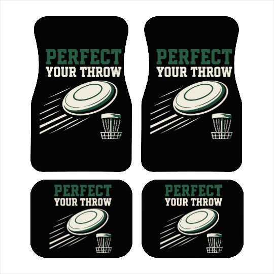 Disc Golf Coach Car Mats Disc Golf Instructor Frisbee