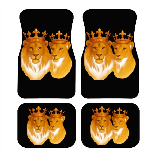 Royal Bond: The King & Queen of the Wild Car Mats