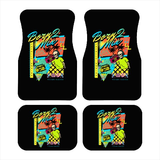 Born 2 Mix 90s Nostalgia Design Car Mats